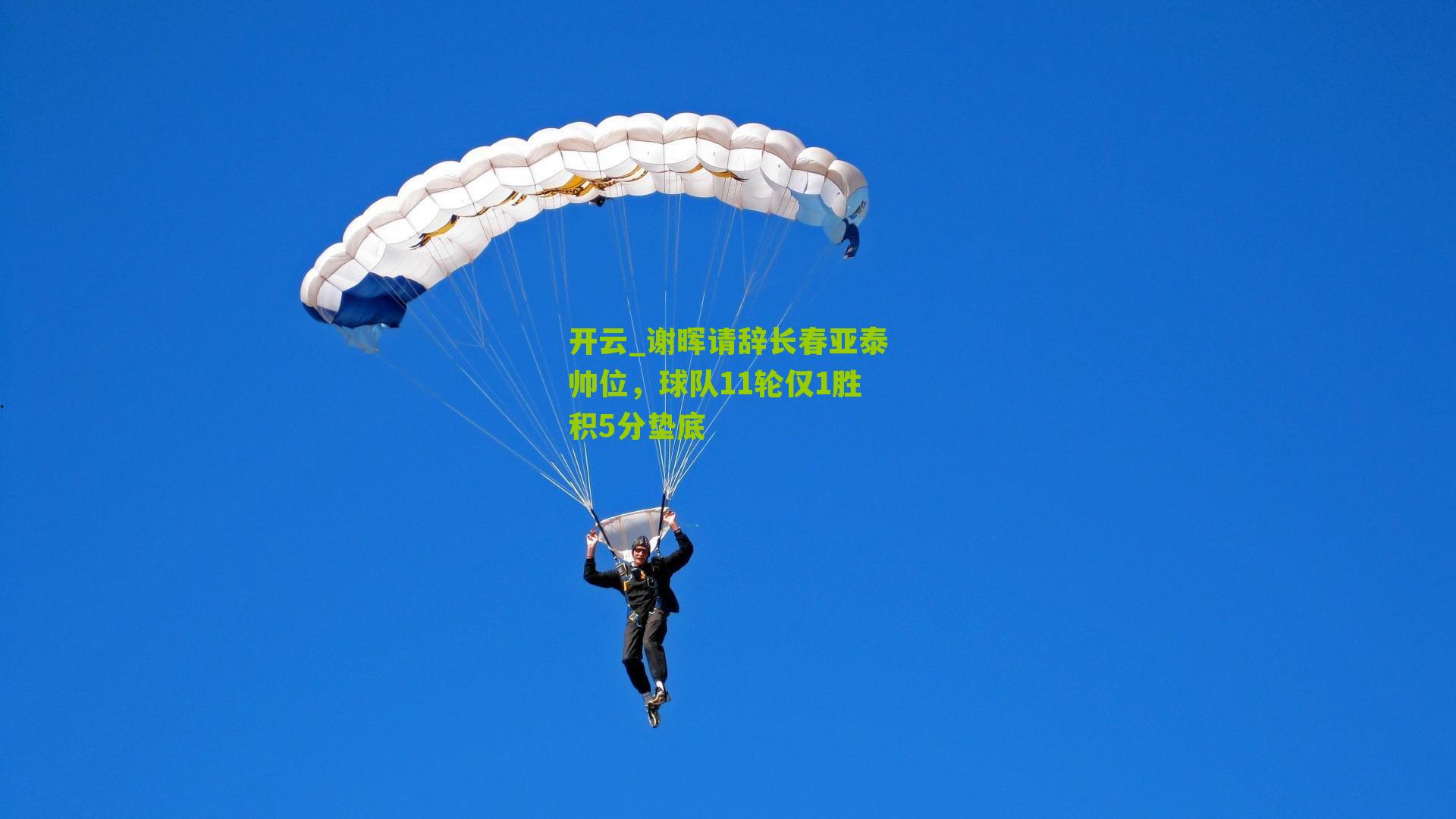 开云_谢晖请辞长春亚泰帅位,球队11轮仅1胜积5分垫底