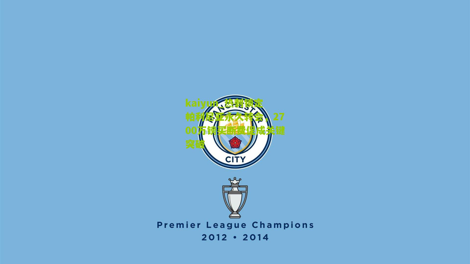 kaiyun_热刺锁定帕利尼亚永久转会，2700万镑买断费促成关键突破